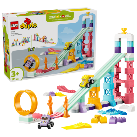 LEGO DUPLO Rampas Creativas 3 En 1 Con Vehículos 10478