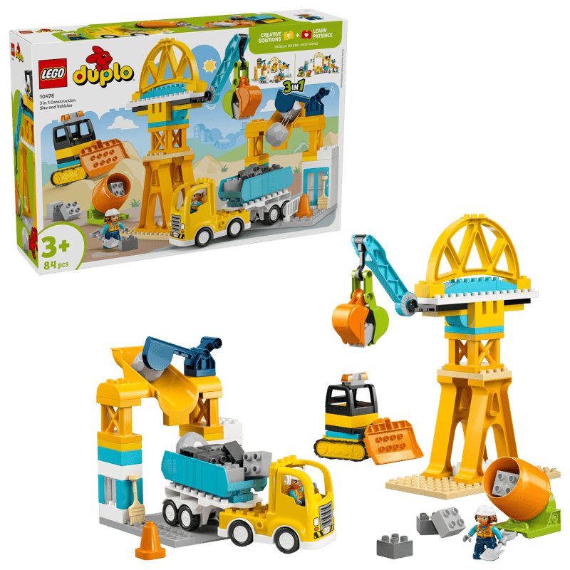 LEGO Obra Y Vehículos De Construcción 3 en 1