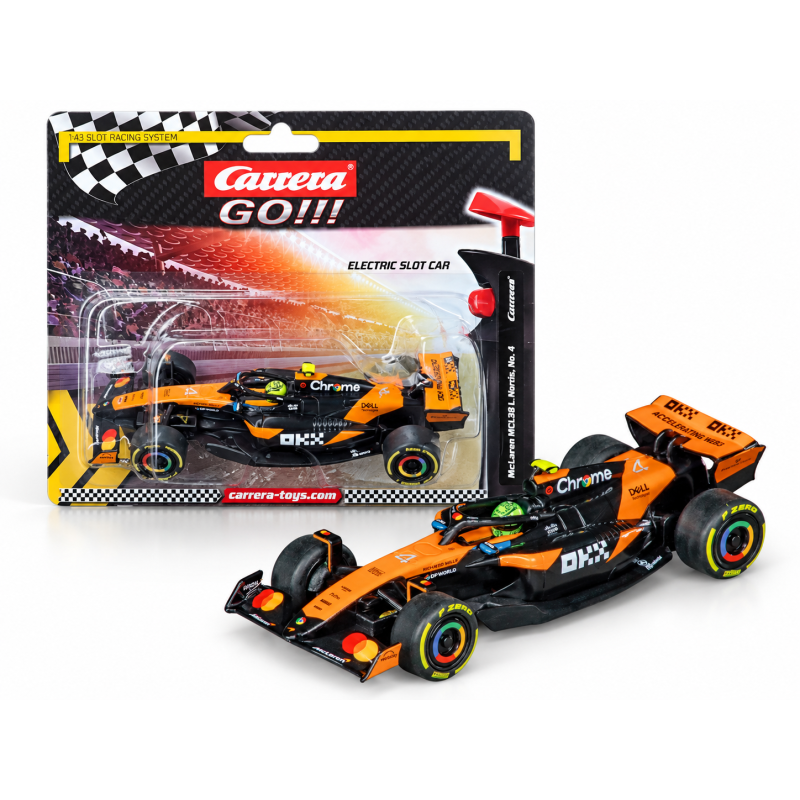 Carrera GO!!! Coche Slot McLaren MCL39 Lando Norris Nº 4
