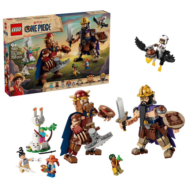 LEGO One Piece Dorry Vs Brogy: Gigantes De Little Garden 75644