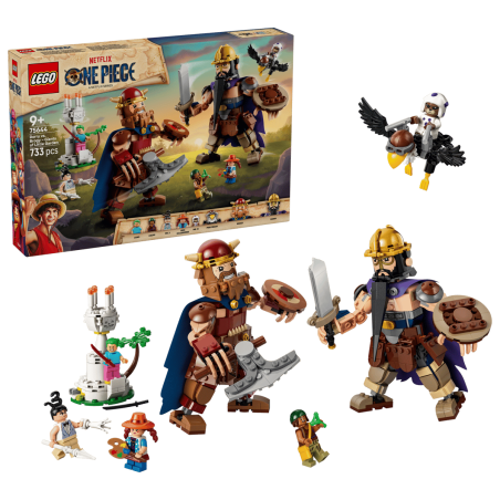 LEGO One Piece Dorry Vs Brogy: Gigantes De Little Garden 75644