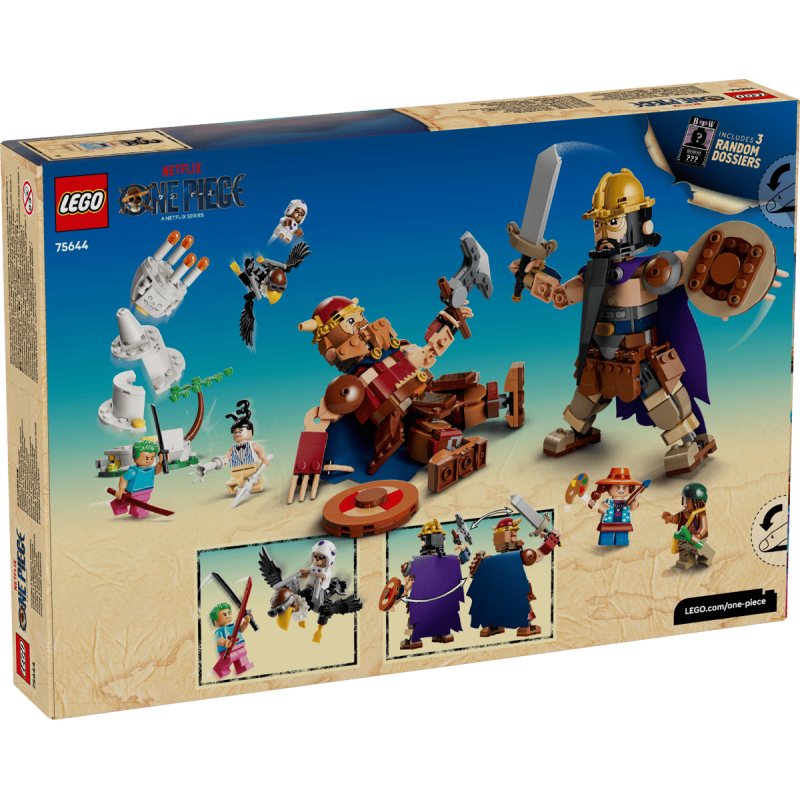 LEGO One Piece Dorry Vs Brogy: Gigantes De Little Garden 75644