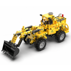 Construcción Excavadora Bulldozer 2 en 1 en 693 Piezas 2