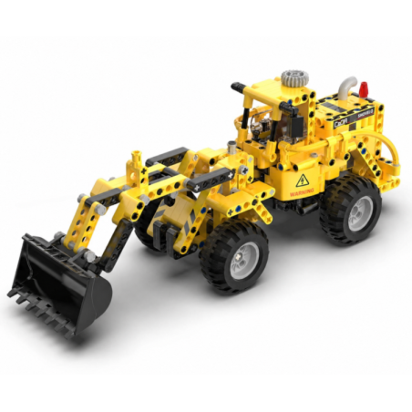 Construcción Excavadora Bulldozer 2 en 1 en 693 Piezas