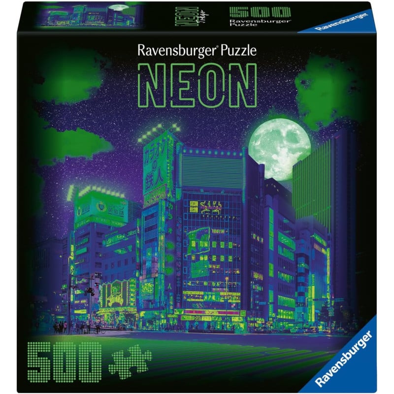 Puzzle Tokio Neón 500 Piezas De Ravensburger