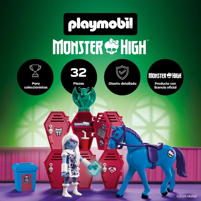 Playmobil Monster High Abbey En Las Taquillas 72146