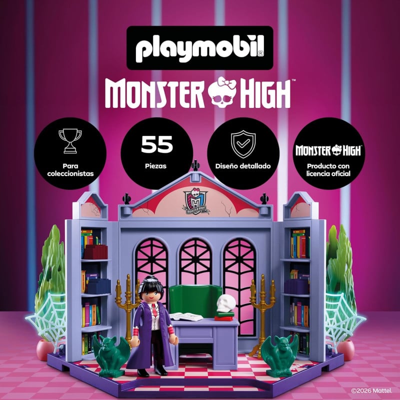 Playmobil Monster High Despacho De La Directora Bloodgood 72143