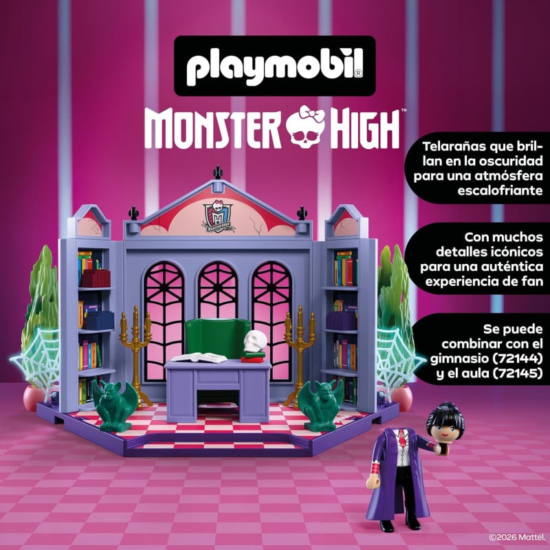 Playmobil Monster High Despacho De La Directora Bloodgood 72143
