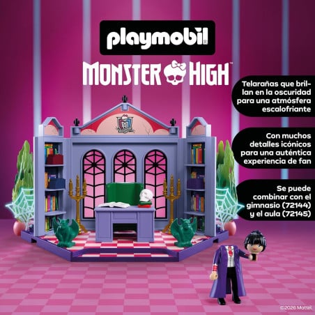 Playmobil Monster High Despacho De La Directora Bloodgood 72143