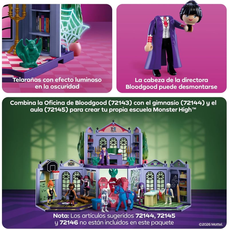 Playmobil Monster High Despacho De La Directora Bloodgood 72143