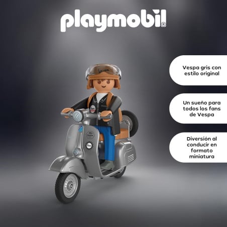 Playmobil Vespa 80 Aniversario Estilo Original 72282