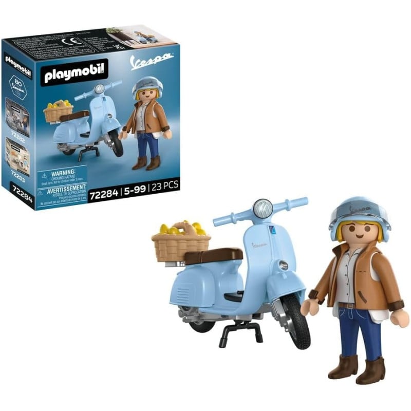 Playmobil Vespa 80 Aniversario Estilo Icónico 72284 De Playmobil