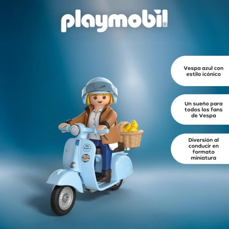 Playmobil Vespa 80 Aniversario Estilo Icónico 72284