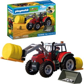 Playmobil Country Tractor Grande Con Pacas De Heno 72305 De Playmobil