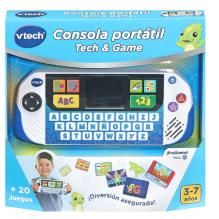 Consola Educativa Portátil Tech & Game VTech