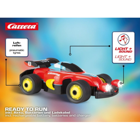 Coche Teledirigido Carrera First RC Racer con Luz y Sonido