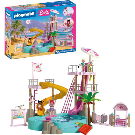 Playmobil X Barbie Parque Acuático 72120 De Playmobil