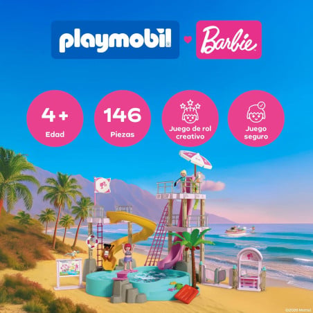 Playmobil X Barbie Parque Acuático 72120