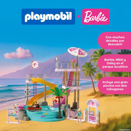 Playmobil X Barbie Parque Acuático 72120