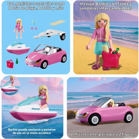 Playmobil X Barbie Descapotable 72123