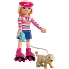 Playmobil x Barbie Malibu Con Patines Y Perrito 72126 De Playmobil 2