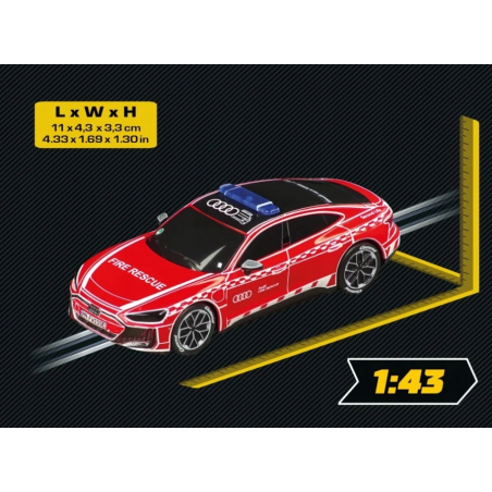 Coche Carrera GO Audi e-tron GT Bomberos 1:43