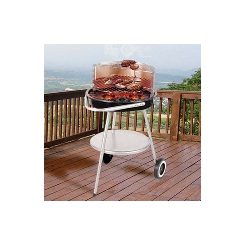 BARBACOA RED.ABIERTA 47CM NEGRA