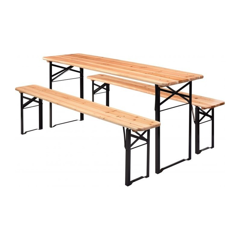 MESA JARDÍN Y BANCOS