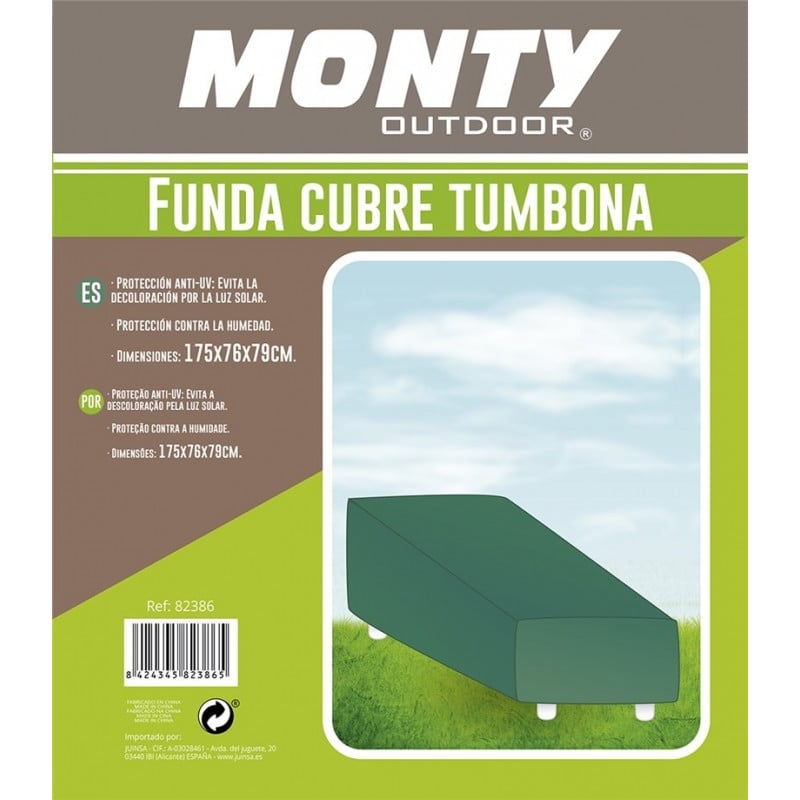 FUNDA TUMBONA RAFIA VERDE