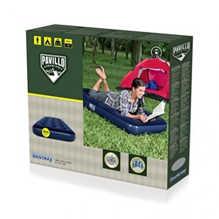 COLCHON FLOCADO CAMPING 185X76X22CM