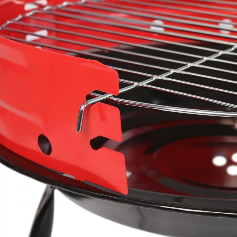 BARBACOA CARBON REDONDA ACERO