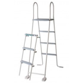 Escalera De Seguridad Gre 2x3 Peldaños De Acero Galvanizado