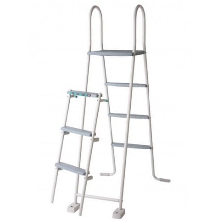 Escalera De Seguridad Gre 2x3 Peldaños De Acero Galvanizado
