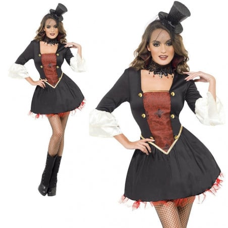 DISFRAZ VAMPIRESA NEGRO TALLA L