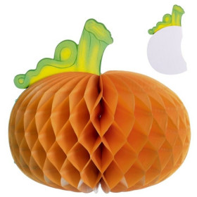 FIGURA CALABAZA PAPEL 33X33X33CM