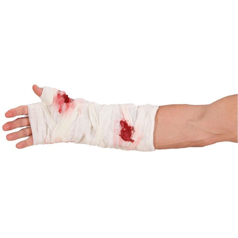 VENDAJE DE BRAZO ENSANGRENTADO