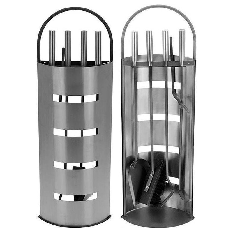 SET CHIMENEA 5 PZAS.INOX