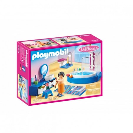 Playmobildollhouse baño