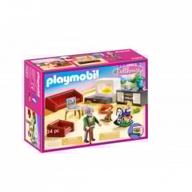 PLAYMOBIL DOLLHOUSE SALÓN CON CHIMENEA