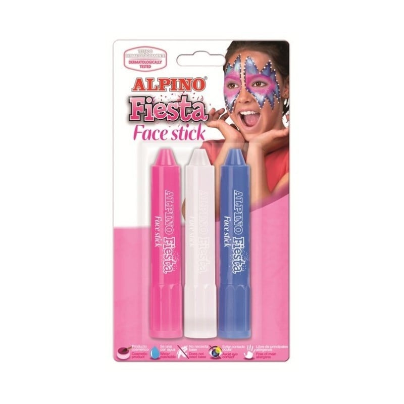 MAQUILLAJE 3 BARRAS ALPINO FACE PRINCESA