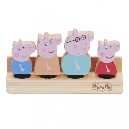 PACK 4 FIGURAS MADERA FAMILIA