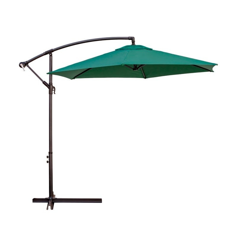 SOMB.EXCENTRICO 270CM ALUMINIO  VERDE 