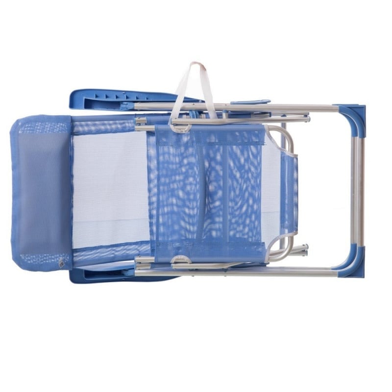 SILLON ALUMINIO 5 PO.REPOSA PIES