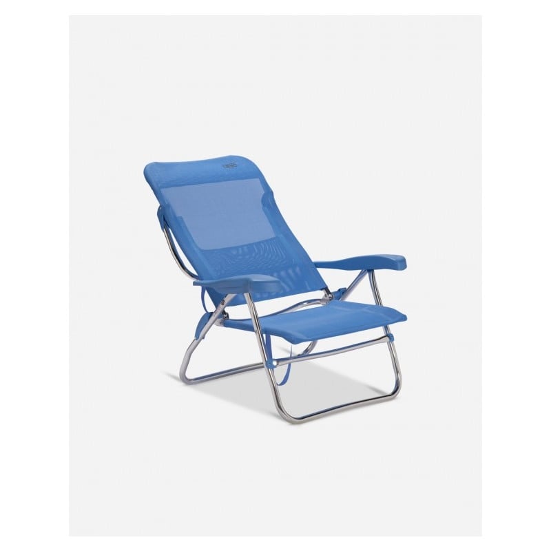 SILLA ALUMINIO PLAYA 7 POS.ALTA 