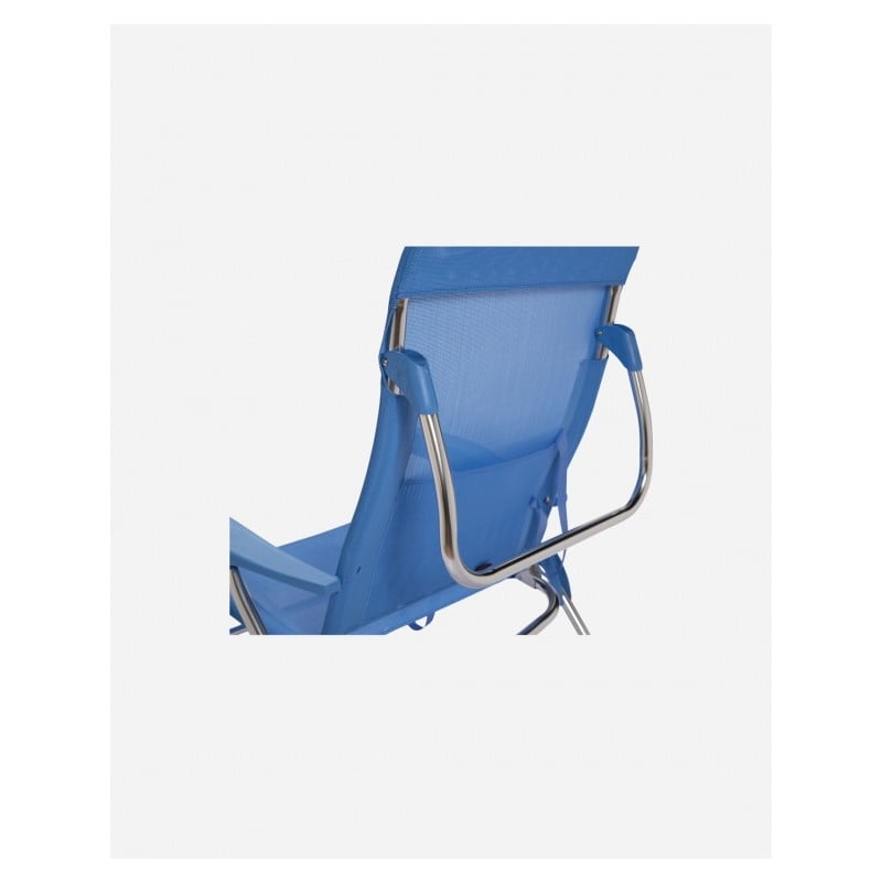 SILLA ALUMINIO PLAYA 7 POS.ALTA 
