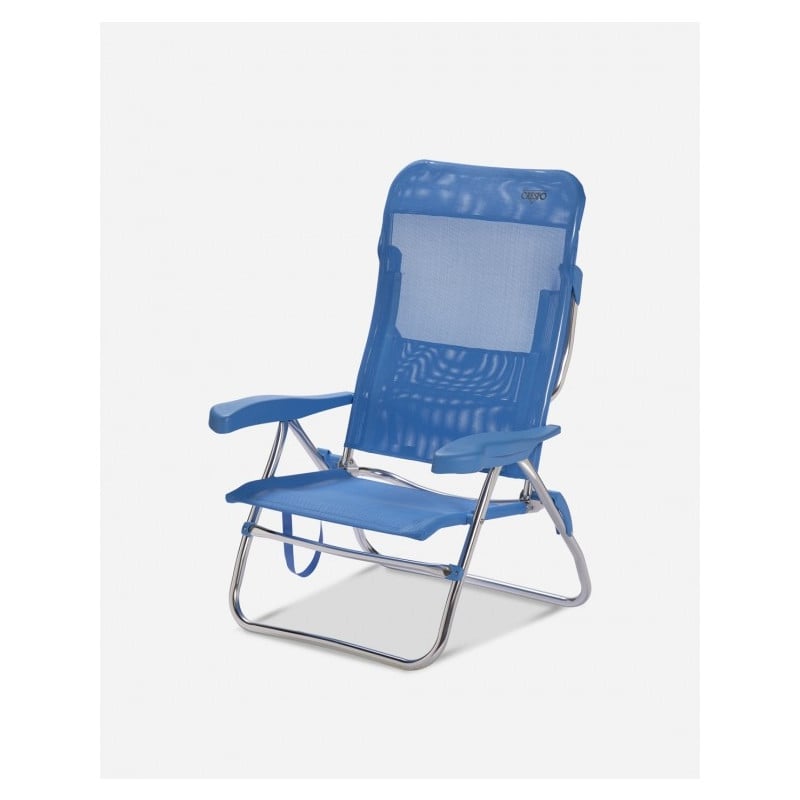 SILLA ALUMINIO PLAYA 7 POS.ALTA 