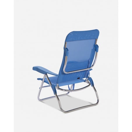 SILLA ALUMINIO PLAYA 7 POS.ALTA 