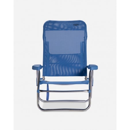SILLA ALUMINIO PLAYA 7 POS.ALTA 