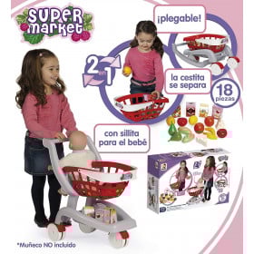Carrito Supermercado 2 en 1 2