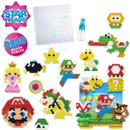 Cubo Creatividad Super Mario Aquabeads